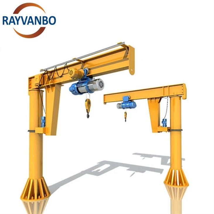 1 Ton Floor-Mounted Cantilever Jib Crane – 360° Rotation for Workshop Lifting best